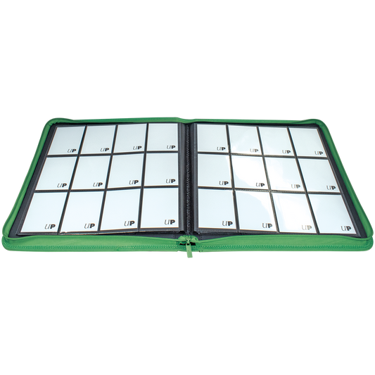Vivid Green 12-Pocket Zippered PRO-Binder