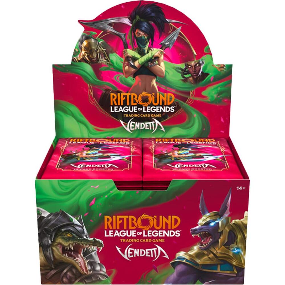 Riftbound: League of Legends TCG Vendetta Booster Display