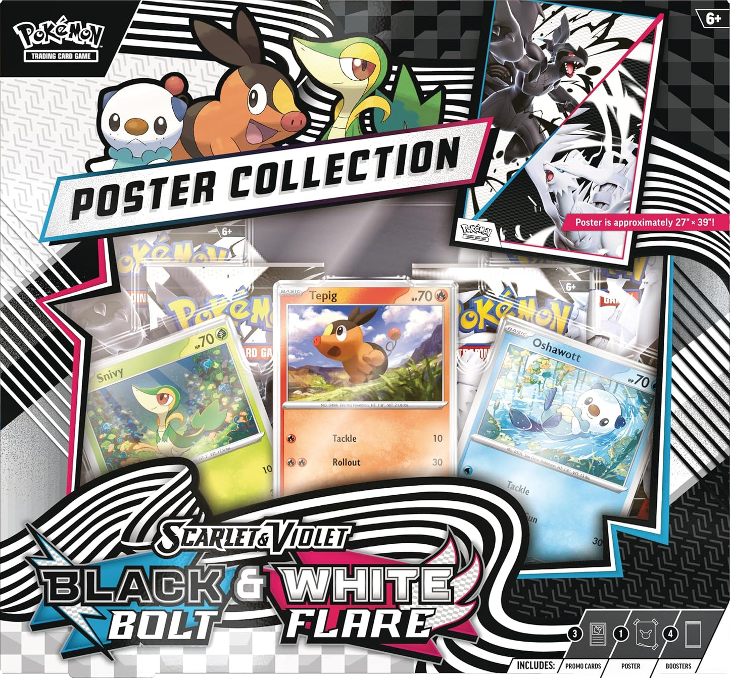 1 BOX DAILY LIMIT - Pokemon Scarlet and Violet 10.5 Unova Poster Collection