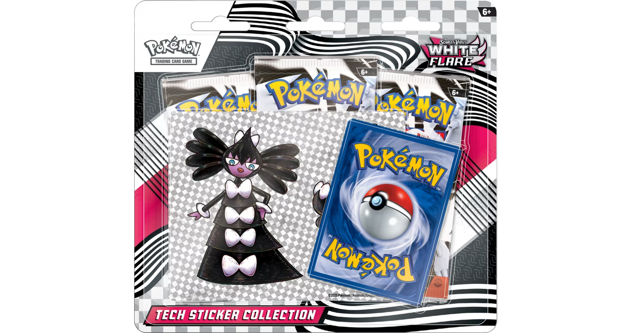 1 BOX DAILY LIMIT - Pokemon Scarlet and Violet 10.5 White Flare 3-Pack Tech Blister