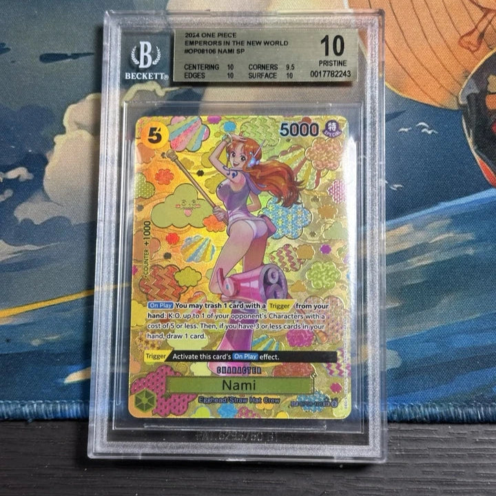 BGS 10 Pristine - Nami (SP) OP08-106 Emperors in the New World BGS 10 Pristine - Nami (SP) OP08-106 Emperors in the New World