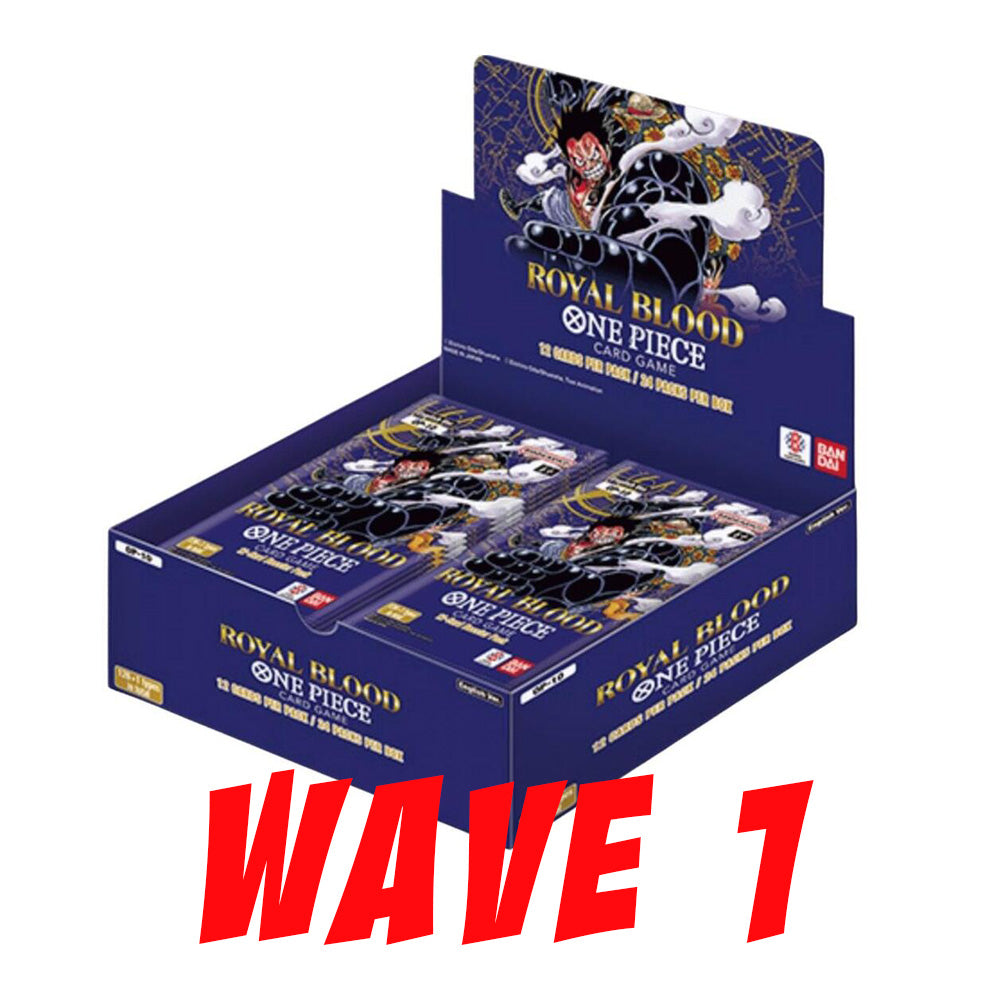 WAVE 1 (MARCH) -Royal Blood- Booster Box (OP10) - 2 BOX LIMIT WAVE 1 (MARCH) -Royal Blood- Booster Box (OP10) - 2 BOX LIMIT