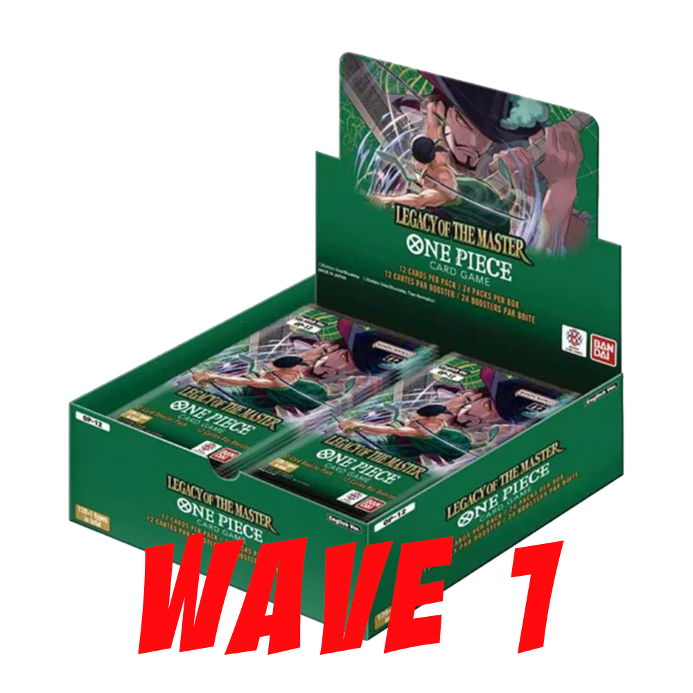 WAVE 1 - Legacy of the Master (OP-12) Booster Boxes/Packs - One WAVE 1 - Legacy of the Master (OP-12) Booster Boxes/Packs - One