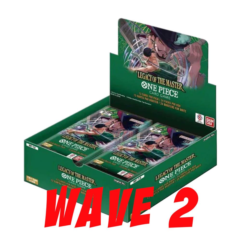 WAVE 2 - Legacy of the Master (OP-12) Booster Boxes/Packs - One Piece Card Game