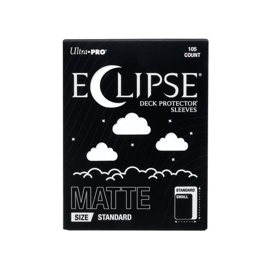 ECLIPSE® Matte Standard DECK PROTECTOR® Sleeves: Arctic White - 105ct