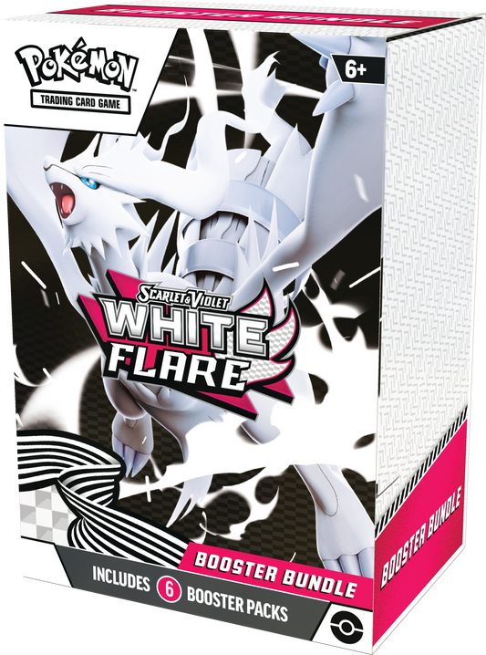 1-BOX DAILY LIMIT Pokemon Scarlet and Violet 10.5 White Flare Booster Bundle