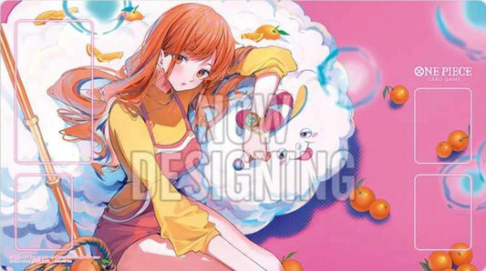 Nami & Zeus - One Piece Card Game: Official Playmat - Bandai Card Games Fest 24-25 Edition - Bandai Playmats