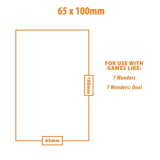 Special Sized Lite Board Game Sleeves (100ct) for 65mm x 100mm Cards