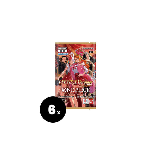 6x Booster Pack Bundle - Extra Booster: One Piece Heroines Edition (EB-03) - One Piece TCG