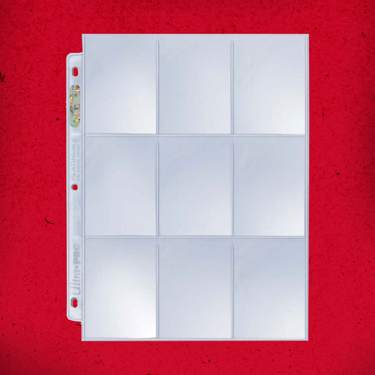 Platinum Series 9-Pocket Pages (100ct) for Cards and Photos