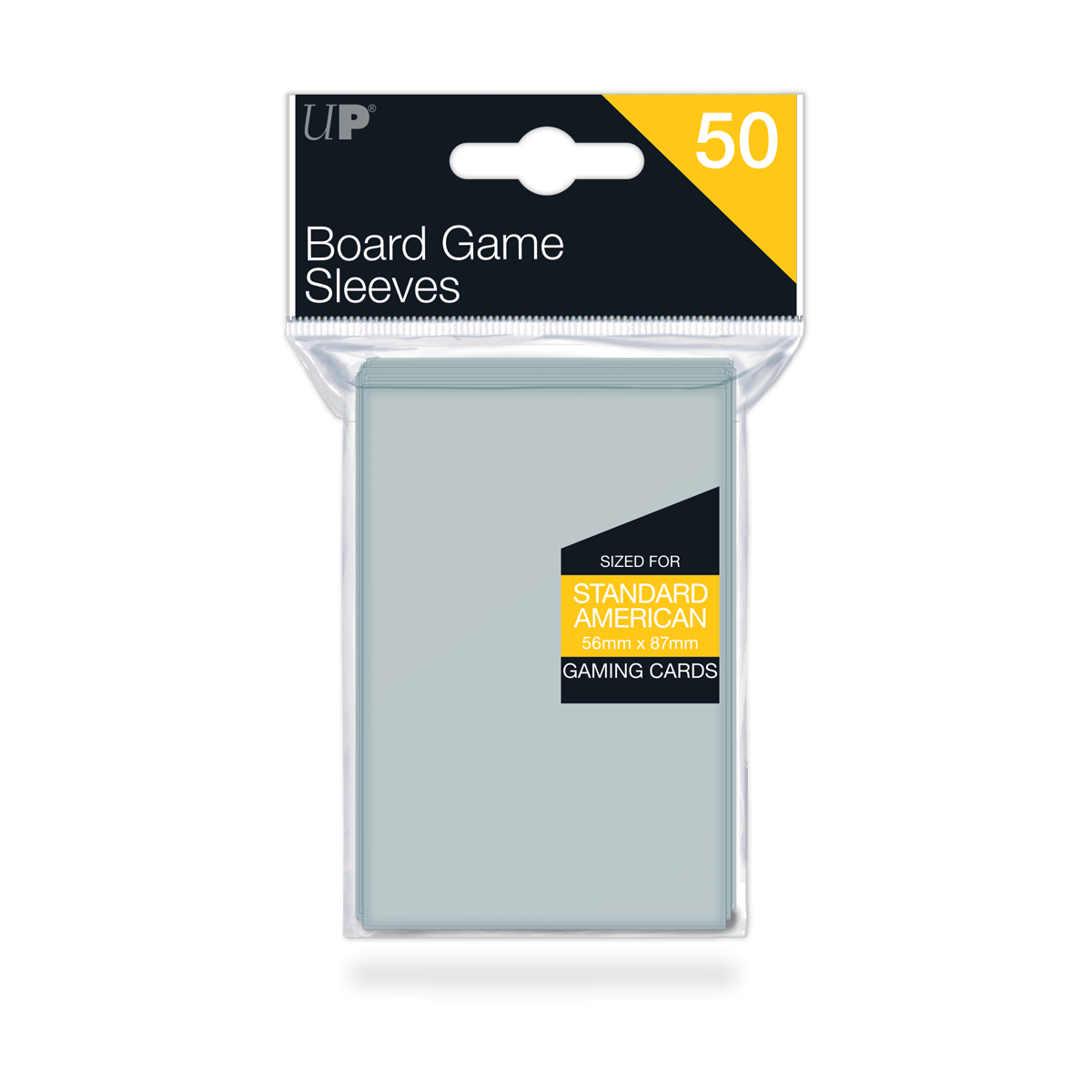 Standard American Board Game Sleeves (50ct) for 56mm x 87mm Cards