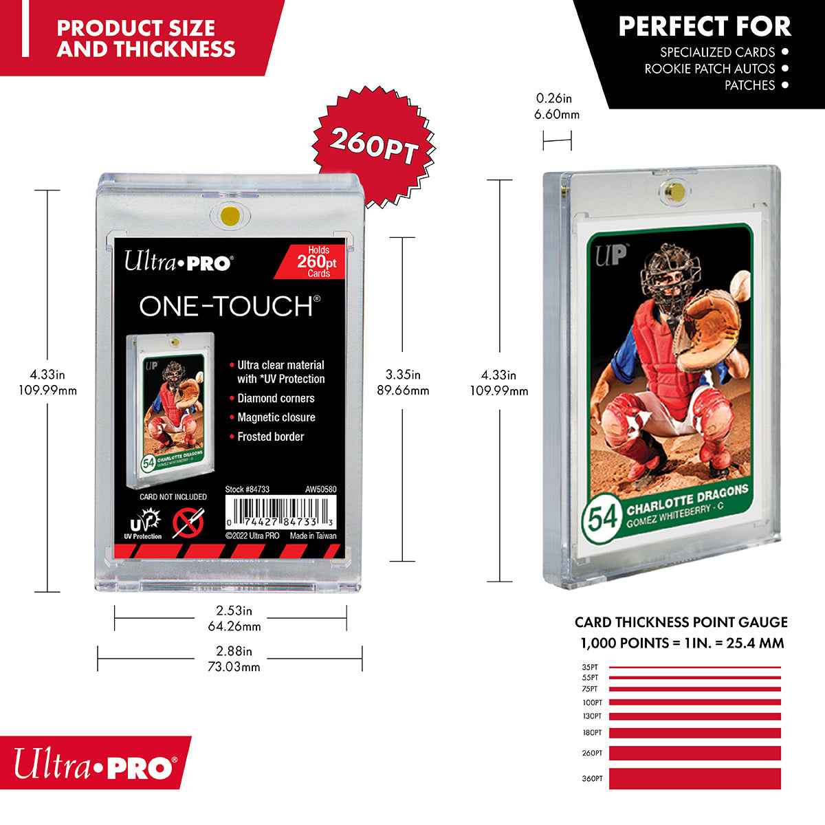 260PT UV ONE-TOUCH® Magnetic Holder