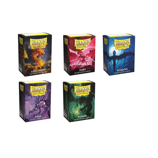 Dragon Shield Dual Matte Sleeves - Standard Size Card Protectors (100 ct)