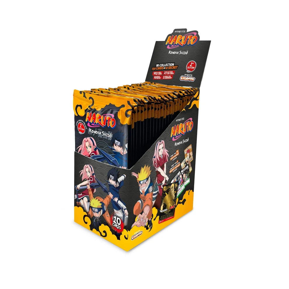 Naruto Mythos – Set 1 Konoha Shido 2nd Edition - Booster Box - TCG