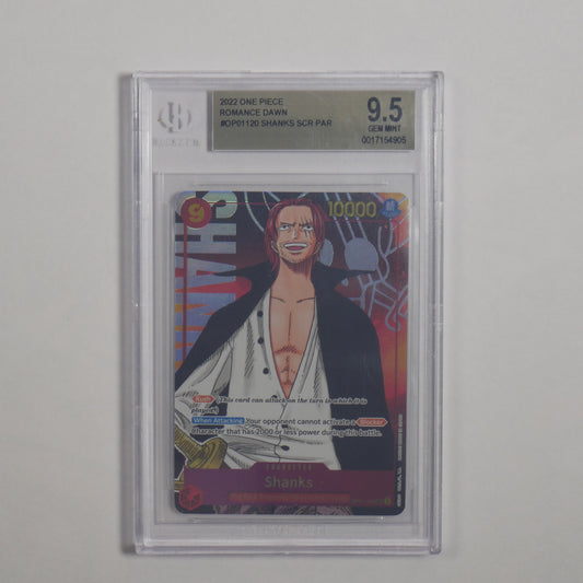BGS 9.5 Shanks (AA) OP01-120 - Romance Dawn OP01