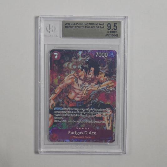 BGS 9.5 Portgas.D.Ace (AA) OP02-013 - Paramount War (OP02)