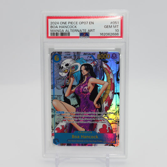 PSA 10 Boa Hancock (051) (Parallel) (Manga) OP07-051 500 Years in the Future