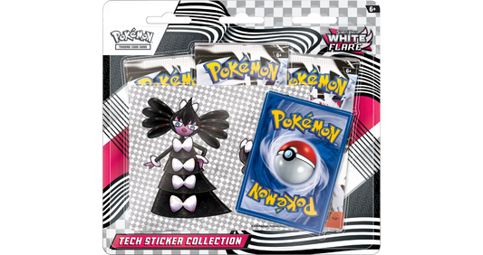 1 BOX DAILY LIMIT - Pokemon Scarlet and Violet 10.5 White Flare 3-Pack Tech Blister