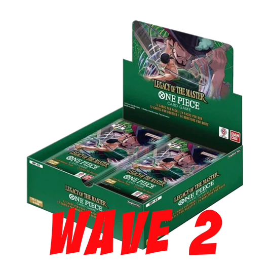 WAVE 2 - Legacy of the Master (OP-12) Booster Boxes/Packs - One Piece Card Game
